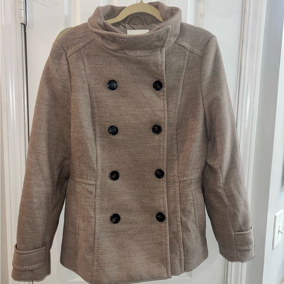 Women's H & M Brown Peacoat - Picture 2 of 8